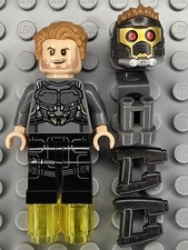 Lego Marvel Super Heroes minifigura SH0385 Star-Lord Silver Armor Jet Pack comprar usado  Enviando para Brazil