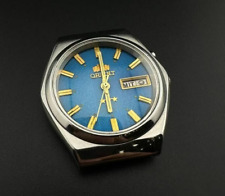Relógio masculino Orient Crystal 3 estrelas Silver Wave vintage automático 21 joias Japão, usado comprar usado  Enviando para Brazil