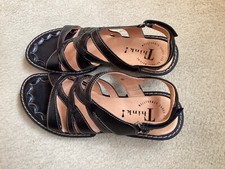 Think sandalen schwarzbraun gebraucht kaufen  Mülsen St. Jacob