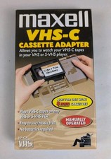 Adaptador cassete de vídeo VHS Maxell para fitas de vídeo VHS-C adaptador VP-CA para videocassete comprar usado  Enviando para Brazil