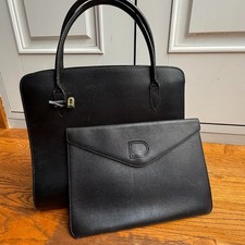 Delvaux black leather d'occasion  Expédié en Belgium