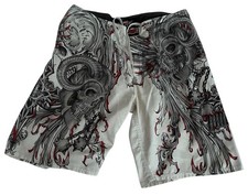 Shorts de tabuleiro MMA Elite masculino 38 bege caveira gladiador chifres de carneiro AOP natação Y2K comprar usado  Enviando para Brazil