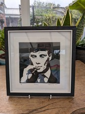 Framed signed stencil for sale  BIRMINGHAM