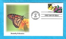 FLEETWOOD - 2007 UNUSED BUTTERFLY POLLINATION FIRST DAY COVER - FDC - N720 for sale  Southbridge