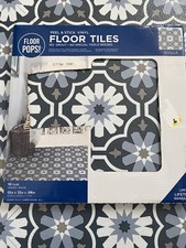 FloorPop Sevilla Pelar y Pegar Azulejos Gris 12x12" 10 Piezas 1 Caja segunda mano  Embacar hacia Mexico