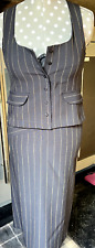 Ladies waistcoat pinstripe for sale  NOTTINGHAM