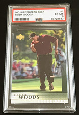 2001 UPPER DECK GOLF #1 TIGER WOODS PSA 6 NOVA LAJE - COMBINAMOS FRETE comprar usado  Enviando para Brazil