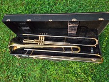 Belo trombone Getzen vintage com seção de válvula adicional! comprar usado  Enviando para Brazil