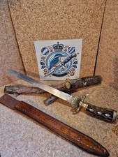 Großes jagdmesser hirschhorn gebraucht kaufen  Wendelstein