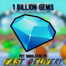 Usado, Pet Simulator 99 🐶 1 Billion Gems 💎 PS99 🔥MAIS BARATO 🤑 Entrega no mesmo dia 🚚 comprar usado  Enviando para Brazil
