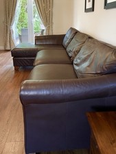 Abbey leather sofa for sale  MILTON KEYNES