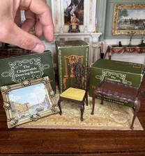 Móveis Chippendale coleção amanteigada Goebel da década de 1970 muito raros escala 1:12 comprar usado  Enviando para Brazil