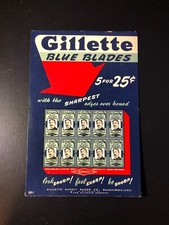 Antique gillette blue for sale  Kansas City