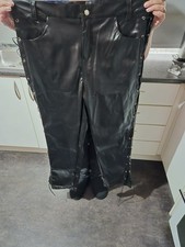 Leather look trousers for sale Leather look trousers for sale  LLANDYSUL