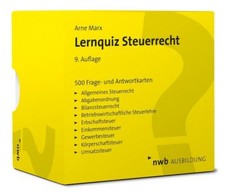 Lernquiz steuerrecht 500 gebraucht kaufen  Dettelbach