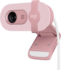 Kamera internetowa Logitech Brio 100 Full HD do spotkań i przesyłania strumieniowego 1080p 42mm - różowa na sprzedaż  PL