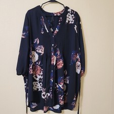 Túnica plissada Melissa McCarthy Seven7 manga solitária 1X Bloomcore Dark Cottagecore comprar usado  Enviando para Brazil