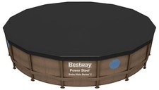 Cobertura de piscina Bestway Flowclear redonda 18' para piscinas acima do solo (somente capa) CR comprar usado  Enviando para Brazil