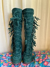 Bertie green suede for sale  NEWCASTLE UPON TYNE