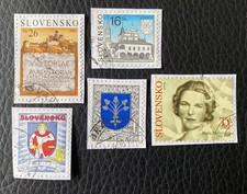 Lot timbres slovaquie d'occasion  Clouange