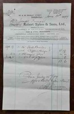 1897 robert sykes for sale  HASTINGS