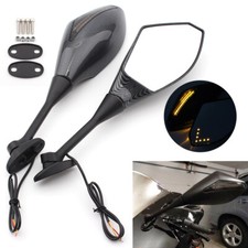 Espelhos laterais traseiros de LED de fibra de carbono para motocicleta Honda CBR600RR comprar usado  Enviando para Brazil