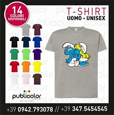 Shirt maglietta puffi usato  Furci Siculo