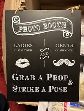 Photo booth plaque for sale  WEYBRIDGE