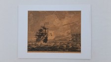 Gravure ancienne vaisseau d'occasion  Vix