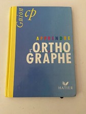 Livre apprendre orthographe d'occasion  Beaugency