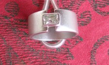 Spannring silberfarben mattier gebraucht kaufen  Dörentrup