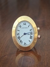 Usado, Must De Cartier Orologio Da Viaggio Travel Alarm Quartz Watch 2752 Gold Plated comprar usado  Enviando para Brazil