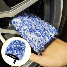 Luva de microfibra para lavagem de roda de carro cabelo longo macio detalhamento de carro luva de limpeza, usado comprar usado  Enviando para Brazil