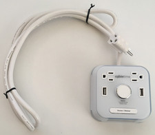 Relógio despertador CubieTime BPECT portas USB tomadas de carregamento de energia hotel - Branco comprar usado  Enviando para Brazil
