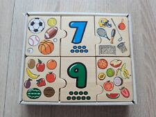Zahlen puzzle holz gebraucht kaufen  Vöhringen