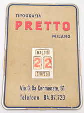 Tipografia pretto milano usato  Caravaggio