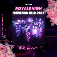 Usado, Roblox ✨ ROYALE HIGH Flowering Halo 2025 ✨MELHOR PREÇO👑 comprar usado  Enviando para Brazil