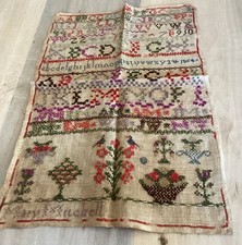 Antique 1864 sampler for sale  IPSWICH