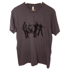 Camiseta masculina U2 Vertigo cinza grande 2006 álbum turnê banda camiseta American Apparel, usado comprar usado  Enviando para Brazil