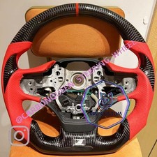 VOLANTE AQUECIDO DE FIBRA DE CARBONO PARA LEXUS ES250/ES300/ES350/UX250 COM VERMELHO  comprar usado  Enviando para Brazil
