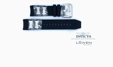 Pulseira de relógio vfrlunatic/autêntica Invicta Russian Diver 24018 preta silicone 26mm comprar usado  Enviando para Brazil