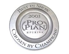 Bandeja de peltre Purina RWP Wilton Armetale Best In Show 2003 Pro Plan Dog Award  segunda mano  Embacar hacia Argentina