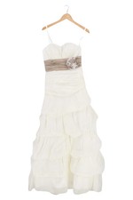 Kleemeier abendkleid weiß gebraucht kaufen  Deutschland