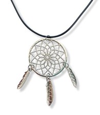 Collana acchiappasogni piume usato  Italia