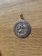 Religious christopher pendant for sale  DONCASTER