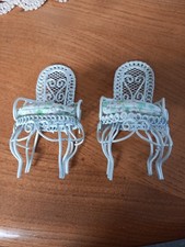 Cadeiras de jardim (x2) acessório para casa de bonecas, usado comprar usado  Enviando para Brazil