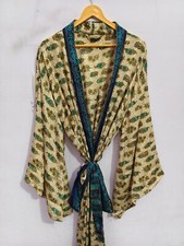 Vestido feminino estampa floral manga sino quimono comprimento total, B-45 comprar usado  Enviando para Brazil