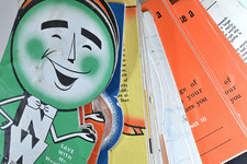 16 livros vintage de poupança de centavos de dólar novo com etiquetas Bank South Holland Pal Piggy WCCO Saver comprar usado  Enviando para Brazil