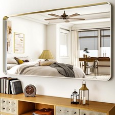 Silver bathroom mirror for sale  Dallas