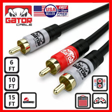 Divisor de áudio subwoofer macho 2 RCA para 1 RCA cabo Y graves estéreo bidirecional comprar usado  Enviando para Brazil